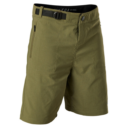 SPODENKI ROWEROWE FOX JUNIOR RANGER LINER OLIVE GREEN Y26