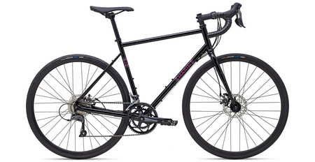 ROWER GRAVEL MARIN NICASIO CZARNY/RÓŻOWY 700C L-56 2024  A-2096B-B4-56